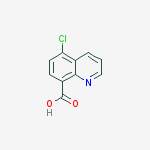 5-Chloroquinoline-8-carboxylic acid结构式