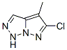 Structure of 1H-Pyrazolo[1,5-c][1,2,3]triazole,  5-chloro-4-methyl-
