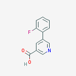 Structure of 5-(2-FLUOROPHENYL)NICOTINIC ACID