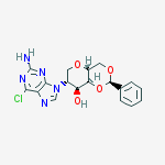 2-(4-Amino-2-Oxo-1(2H)-Pyrimidinyl)-1,5-Anhydro-2-Deoxy-4,6-O-[(R)-Phenylmethylene]-D-Altritol结构式