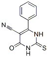 Structure of 5-Pyrimidinecarbonitrile, 1,2,3,4-tetrahydro-4-oxo-6-phenyl-2-thioxo-