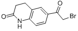 Structure of 6-(2-BROMO-ACETYL)-3,4-DIHYDRO-1H-QUINOLIN-2-ONE