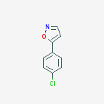 Structure of 5-(4-chlorophenyl)isoxazole