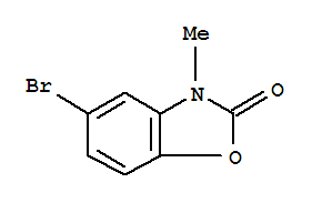 Structure of 5-bromo-3-methyl-1,3-benzoxazol-2(3H)-one