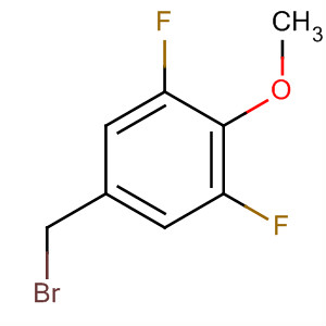 Structure of 3,5-DIFLUORO-4-METHOXYBENZYL BROMIDE