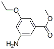 Structure of Benzoic acid,3-amino-5-ethoxy-, methyl ester