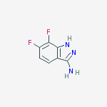 Structure of 6,7-difluoro-1H-Indazol-3-amine
