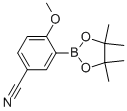 Structure of 5-Cyano-2-methoxyphenylboronic acid pinacol ester