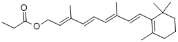 Structure of RETINYL PROPIONATE