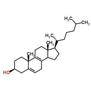 Structure of (3S,10S,13R,14R,17R)-10,13-dimethyl-17-[(2R)-6-methylheptan-2-yl]-2,3,4,7,11,12,14,15,16,17-decahydro-1H-cyclopenta[a]phenanthren-3-ol