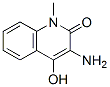 2(1H)-Quinolinone,  3-amino-4-hydroxy-1-methyl-结构式