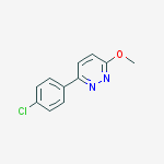 3-(4-chlorophenyl)-6-methoxypyridazine结构式