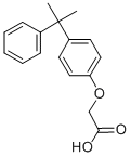 Structure of [4-(1-METHYL-1-PHENYLETHYL)PHENOXY]ACETIC ACID