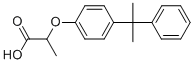Structure of 2-[4-(1-METHYL-1-PHENYLETHYL)PHENOXY]PROPANOICACID