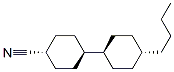 Structure of [trans(trans)]-4-butyl[1,1-bicyclohexyl]-4-carbonitrile