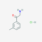 Structure of 2-Amino-1-(m-tolyl)ethanone hydrochloride