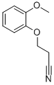Structure of 3-(2-methoxyphenoxy)propanenitrile