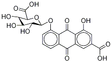 Structure of 6-Carboxy-9,10-dihydro-8-hydroxy-9,10-dioxo-1-anthracenyl b-D-Glucopyranosiduronic Acid