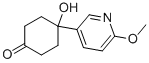 Structure of 4-Hydroxy-4-(6-methoxypyridin-3-yl)cyclohexanone