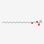 Poly(oxy-1,2-ethanediyl), .alpha.-(2-methyl-1-oxo-2-propenyl)-.omega.-hydroxy-, C16-18-alkyl ethers结构式