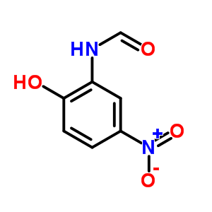N-(2-hydroxy-5-nitrophenyl)formamide结构式
