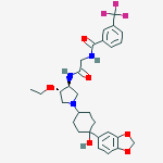 Structure of INCB3344