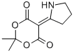 Structure of 2,2-DIMETHYL-5-(2-TETRAHYDROPYRROLYLIDENE)-1,3-DIOXANE-4,6-DIONE