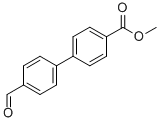 Chemical structure of 4-FORMYLBIPHENYL-4-CARBOXYLIC ACID METHYL ESTER