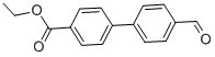 Structure of 4-FORMYL-BIPHENYL-4-CARBOXYLIC ACID ETHYL ESTER