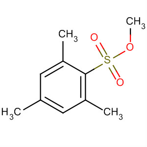 2,4,6-三甲基苯磺酸甲酯结构式