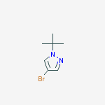 Structure of 4-bromo-1-tert-butyl-1H-pyrazole