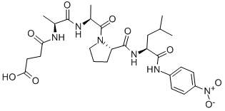 Structure of SUC-ALA-ALA-PRO-LEU-PNA