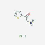 2-amino-1-(thiophen-2-yl)ethanone hydrochloride结构式