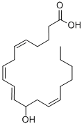 Structure of (+/-)12-HYDROXYEICOSA-5Z,8Z,10E,14Z-TETRAENOIC ACID