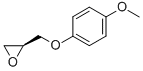 (S)-4-METHOXYPHENYL GLYCIDYL ETHER结构式