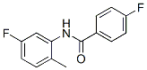4-氟-N-(5-氟-2-甲基苯)苯甲酰胺,97%结构式