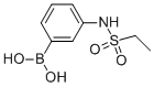 3-(ETHYLSULFONAMIDO)PHENYLBORONIC ACID结构式