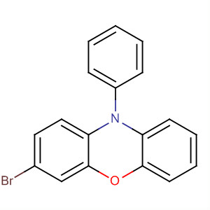 Chemical structure of 10H-Phenoxazine, 3-bromo-10-phenyl-
