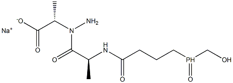 Chemical structure of BIALAPHOS SODIUM SALT