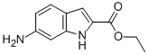 6-氨基-1H-2-吲哚甲酸乙酯结构式