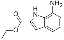 Structure of 1H-INDOLE-2-CARBOXYLIC ACID 7-AMINO-,ETHYL ESTER