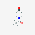 1-tert-butyl-carbonyl-4-piperidone结构式