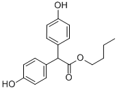 2,2-二(4-羟基苯基)乙酸丁酯结构式