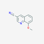 8-Methoxy-3-quinolinecarbonitrile结构式
