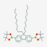 Structure of 2,2'-(9,9-didecyl-9H-fluorene-2,7-diyl)bis[4,4,5,5-tetramethyl-1,3,2-Dioxaborolane