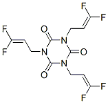 Structure of 1,3,5-tris(3,3-difluoroallyl)-1,3,5-triazine-2,4,6(1H,3H,5H)-trione