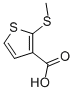 Structure of 2-(METHYLSULFANYL)THIOPHENE-3-CARBOXYLIC ACID