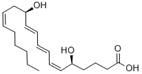 Structure of LEUKOTRIENE B4
