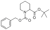Structure of N-CBZ-2-PIPERIDINECARBOXYLIC ACID T-BUTYL ESTER