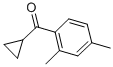Structure of Cyclopropyl-(2,4-dimethylphenyl)methanone